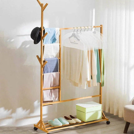 10pcs Dustproof Clothes Cover Transparent Hanging Wardrobe Storage Bag Set