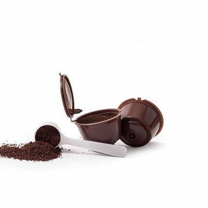 2 Sets Coffee Filter Pod dolce gusto Nescafe Capsule Cup Reusable Pod Refillable - Aimall