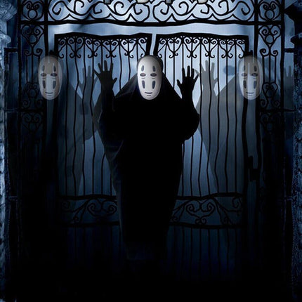 Adult Spirited Away No Face Male Cosplay Costume Mask Halloween Xmas Party Suit AU