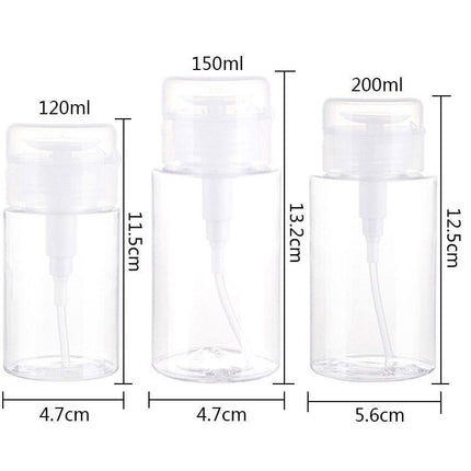 10pcs Empty Travel Makeup Remover Bottles for Nail Polish Lotion Moisturizer