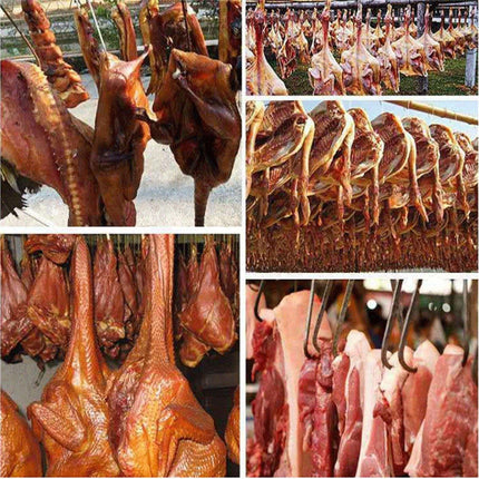 10PCS Steel S Meat Hooks for Beef Pork Lamb Roast Duck BBQ Grill Oven Hanging