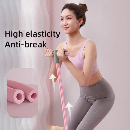 Multifunctional Foot Pedal Resistance Band Home Fitness Pulling Rope Exerciser