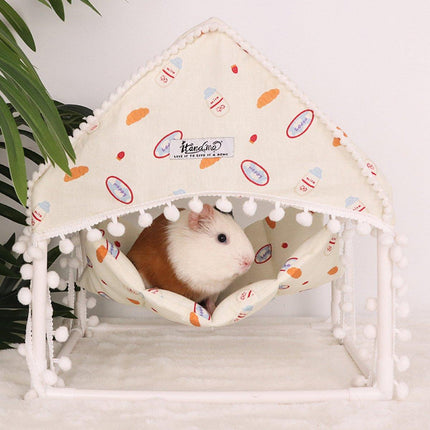 Guinea Pig Hammock Hiding House Pet Tent for Small Animals Cozy Bed for Pets