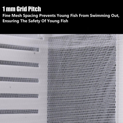 2pcs Fish Breeding Hatchery Box Juvenile Isolation Net Fry Spawning Incubator