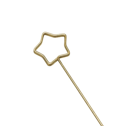 100pcs Flower Metal Clips Holders Gift Florist Bouquet Blessing Card Clips Set