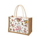 Christmas Santa Claus Gift Bag Holiday Packaging Apple Handbag Cloth Bag Set