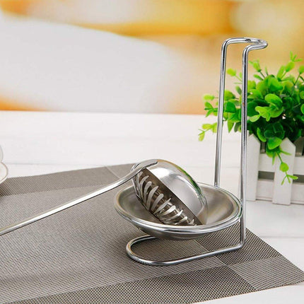 2 Pcs Portable Stainless Steel Soup Colander Rack Kitchen Utensil Storage