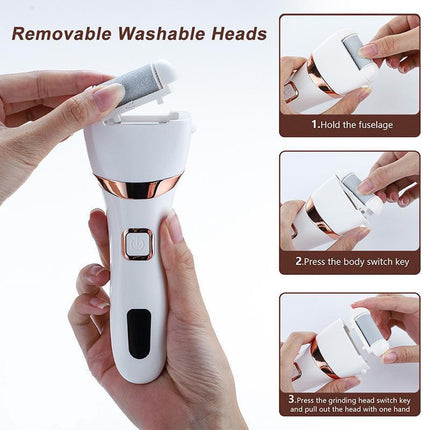 Electric Care Pedicure Kit Foot File Hard Dead Skin Callus Remover Foot Grinder - Aimall