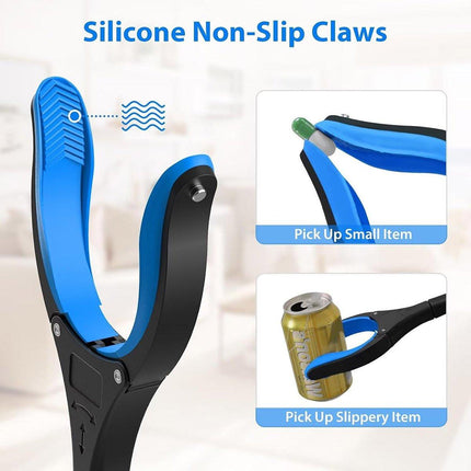 Folding Rubbish Picker Clip Hygiene Trash Grabber Long Handle Waste Cleaner Tool