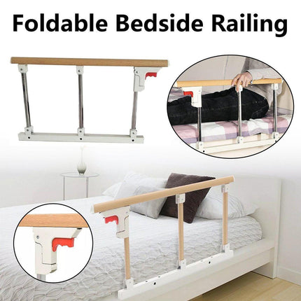 Folding Bedside Support Rail Anti-Fall Assist Handle Adjustable Barrier