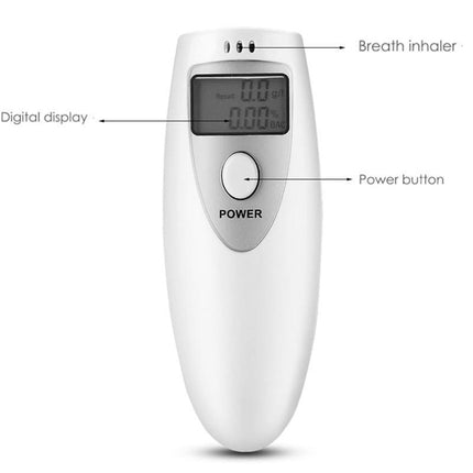 Professional Breathalyzer Portable Breath Digital Alcohol Tester for Driver Car - Aimall