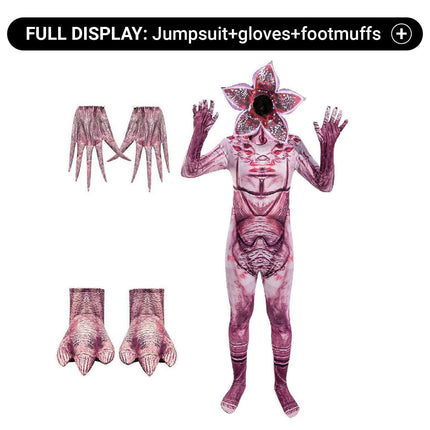Man-eating Flower Jumpsuit Halloween Horror Cosplay Leotard Costume Kids Adult Same Strange Story