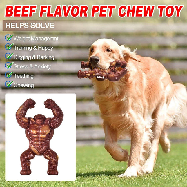 Durable Dog Chew Toy for Teething Nylon Bone Relieves Anxiety Teeth Cleaning Aid