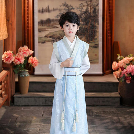 Boys Children's Ancient Costumes Summer Chinese Style Young Master's Clothes - Aimall