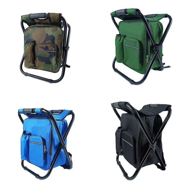 Portable Outdoor Folding Chair Oxford Small Stool for Fishing Camping Hiking