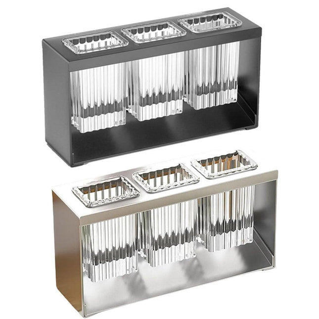 3Holes Multifunctional Kitchen Storage Rack Built-in Storage Box Chopstick Holder