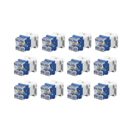 12/24PCS Clipsal Compatible Style CAT6 RJ45 8P8C Network Data Jack Mech Insert - Aimall