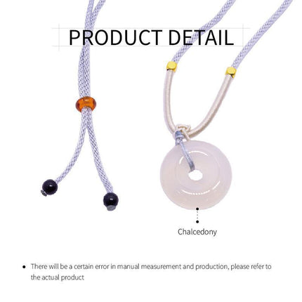 New Chinese Style Gourd Pendant Necklace Safe Buckle Fashion Jewelry Gift