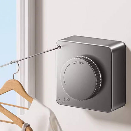 Invisible Wall Mounted Clothesline for Hotel Bathroom Sunbed Laundry Drying Rope