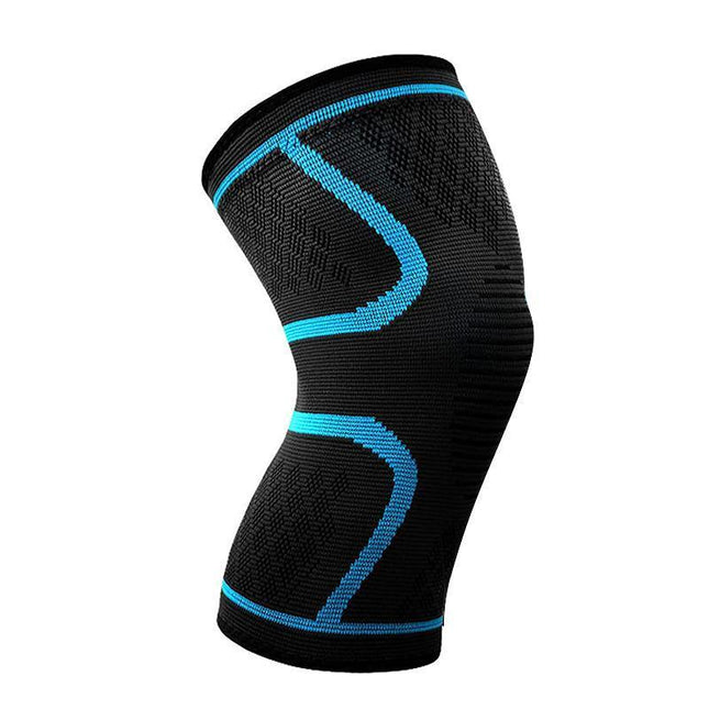 AOLIKES 3D Weaving Knee Support Brace Sleeve Joint Kneelet Leg Breathable Blue - Aimall