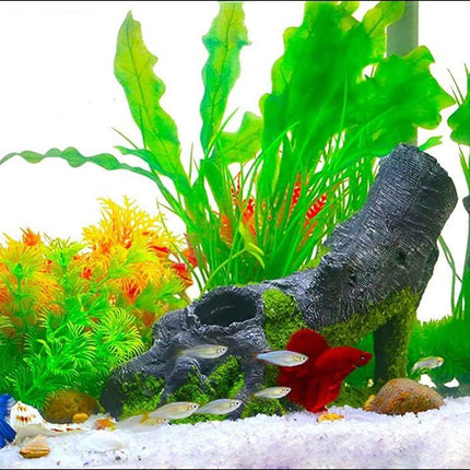 Resin Fish Tank Decorations Aquascape Dead Wood Ornament Simulation for Aquarium