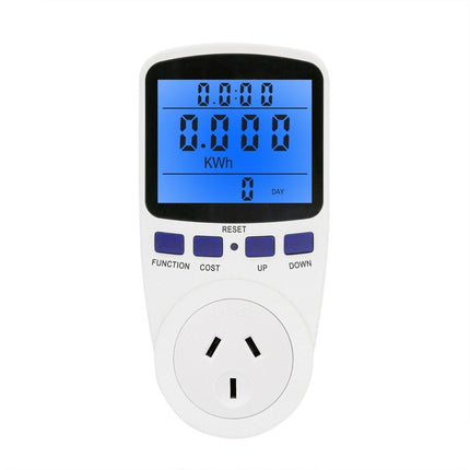 Au Power Meter Energy Consumption Watt Meter Electricity Monitor Equipment 240V - Aimall