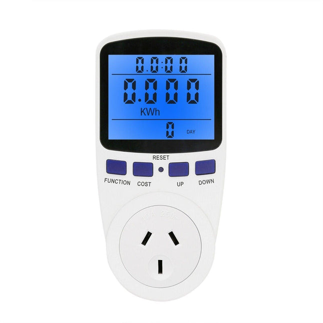 Au Power Meter Energy Consumption Watt Meter Electricity Monitor Equipment 240V - Aimall