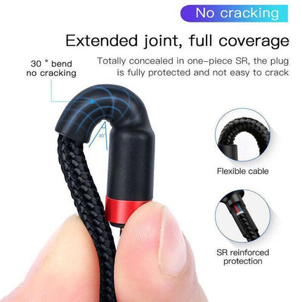 Red+Black Baseus 60W 100W USB C to Type C Charger Cable PD Fast Charge For Samsung - Aimall