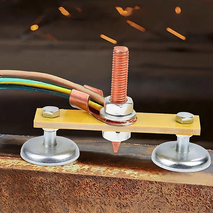 2pcs Magnetic Welding Ground Clamps Heavy Duty Metal Holder Magnet Support Tool