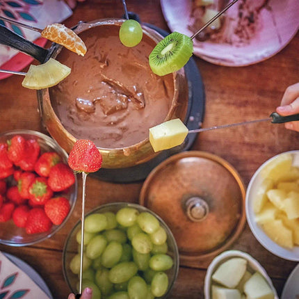 10PCS Stainless Steel Chocolate Dipping Fork Set Cake Decorating Tool Fruit Fork