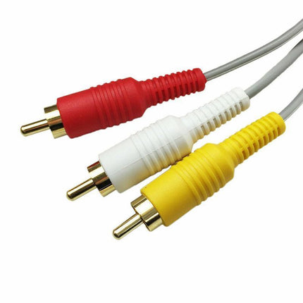 Audio Video RCA Cable High Quality Lead for Nintendo Wii Wii U & Mini Console - Aimall