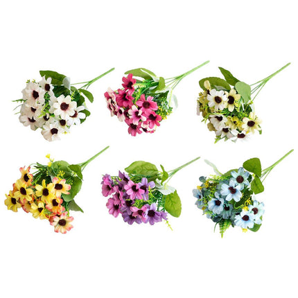 6pcs High End Artificial Flowers for Home Decoration Realistic Faux Floral