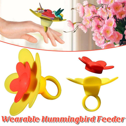 Wearable Bird Feeder Hummingbird Feeder Portable Handheld Bird Feeding Tool