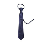 Students' Formal School Uniforms Knot-free Ties Black Plaid Jk Zipper Ties Rope Belts - Aimall