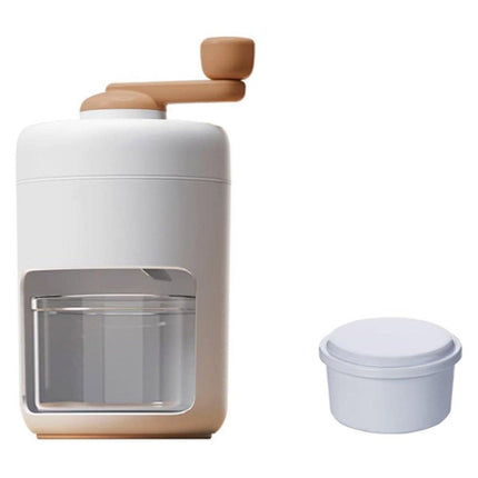 Hand Crank Ice Crusher Machine Shaver for Smoothies Slushies Milkshakes Desserts