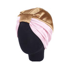 Imitated Silk Sleeping Cap Sleep Hat Womens Night Hair Styling Care Bonnet Wrap - Aimall