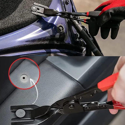 Car Lamp Plier Set Automotive Clip Remover Repair Tool 2PCS Separation Forceps