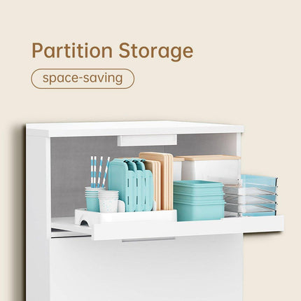 Kitchen Cabinet Storage Box Organizer with Divider Plate for Knife Fork Tabletop