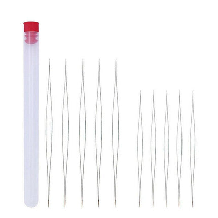 10Pc Big Eye Beading Needles for Jewelry & Bracelet DIY - Aimall