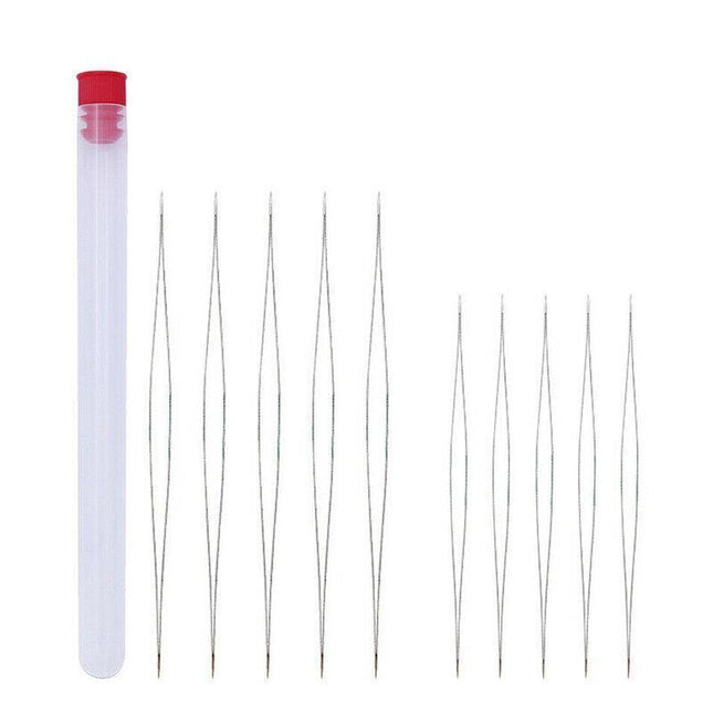 10Pc Big Eye Beading Needles for Jewelry & Bracelet DIY - Aimall
