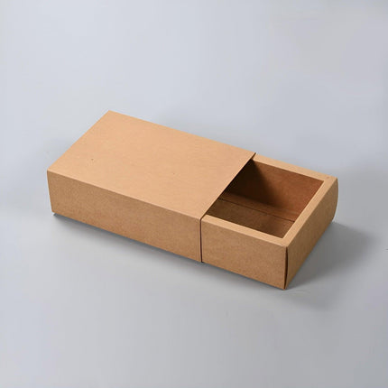 Kraft Paper Drawer Box Packaging Gift Storage Organiser Small Kraft Boxes
