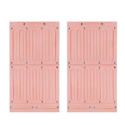 2PCS Pink Hair Accessories Holder Wall Rack for Hairbands Hairpins and Jewelry Storage