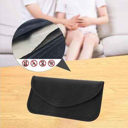 Car Key Signal Blocker Case For Faraday Cage Fob Pouch Keyless RFID Blocking Bag - Aimall