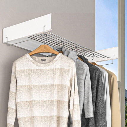 Foldable Wall Hanging Clothes Drying Rack Invisible Balcony Towel Laundry Rack