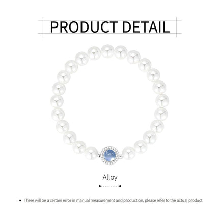 Delicate Pearl Bracelet Elegant Pearl Strand Jewelry for Women Classic Accessory