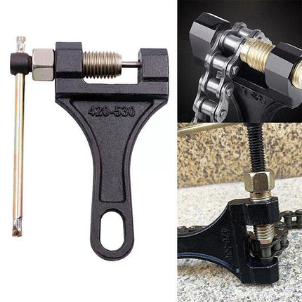 420 428 520 525 530 Chain Breaker Splitter Cutter Removal Repair Motorcycle Bike - Aimall