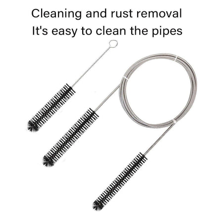 Double-headed Tube Cleaning Brush Hose Cleaner Supplies Fits 19mm/15mm Dia Tube