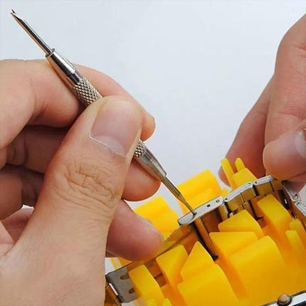 Wrist Watch Band Repair Tool Kit Spring Bar Pins Link Remover Tools Watchmakers - Aimall