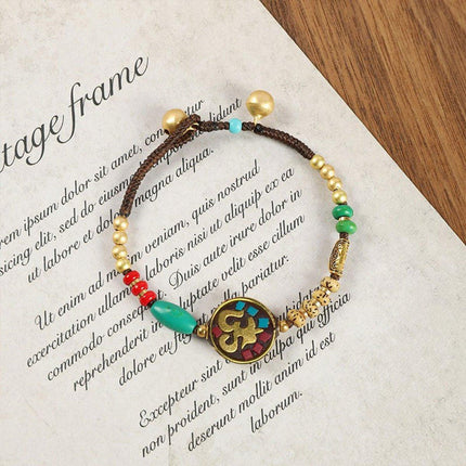 Vintage Ethnic Style Bracelet for Women Simple Weaving String Fashion Jewellery