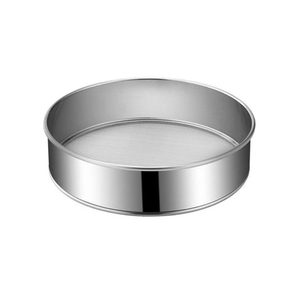 15CM Stainless Steel Flour Sieve Colander Fine Mesh Oil Strainer Sifter Filter